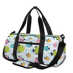 Cartoon Fish Pattern Print Gym Bag