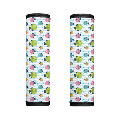Cartoon Fish Pattern Print Handle Covers