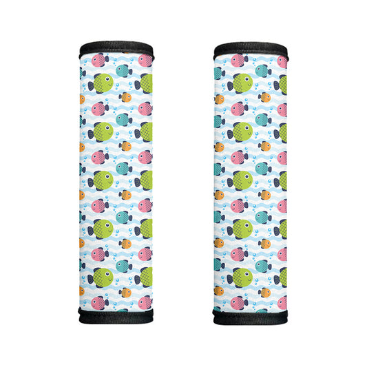 Cartoon Fish Pattern Print Handle Covers