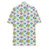 Cartoon Fish Pattern Print Hawaiian Shirt