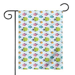 Cartoon Fish Pattern Print House Flag
