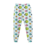 Cartoon Fish Pattern Print Jogger Pants
