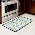 Cartoon Fish Pattern Print Kitchen Mat