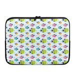 Cartoon Fish Pattern Print Laptop Sleeve