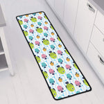 Cartoon Fish Pattern Print Long Kitchen Mat