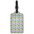 Cartoon Fish Pattern Print Luggage Tag