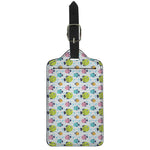 Cartoon Fish Pattern Print Luggage Tag