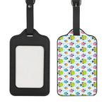 Cartoon Fish Pattern Print Luggage Tag
