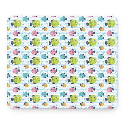 Cartoon Fish Pattern Print Mouse Pad