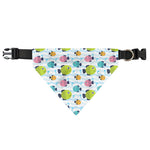 Cartoon Fish Pattern Print Over The Collar Dog Bandana