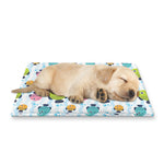 Cartoon Fish Pattern Print Pet Cooling Mat Cover