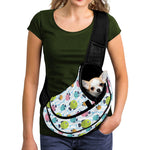 Cartoon Fish Pattern Print Pet Sling Carrier