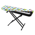 Cartoon Fish Pattern Print Piano Keyboard Cover