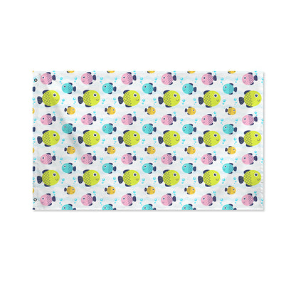 Cartoon Fish Pattern Print Polyester Flag