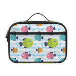 Cartoon Fish Pattern Print Portable Lunch Bag