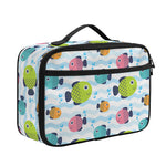 Cartoon Fish Pattern Print Portable Lunch Bag
