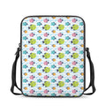 Cartoon Fish Pattern Print Rectangular Crossbody Bag
