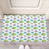 Cartoon Fish Pattern Print Rubber Doormat