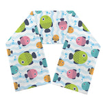 Cartoon Fish Pattern Print Scarf