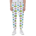 Cartoon Fish Pattern Print Joggers