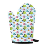 Cartoon Fish Pattern Print Single Oven Mitt