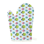 Cartoon Fish Pattern Print Single Oven Mitt