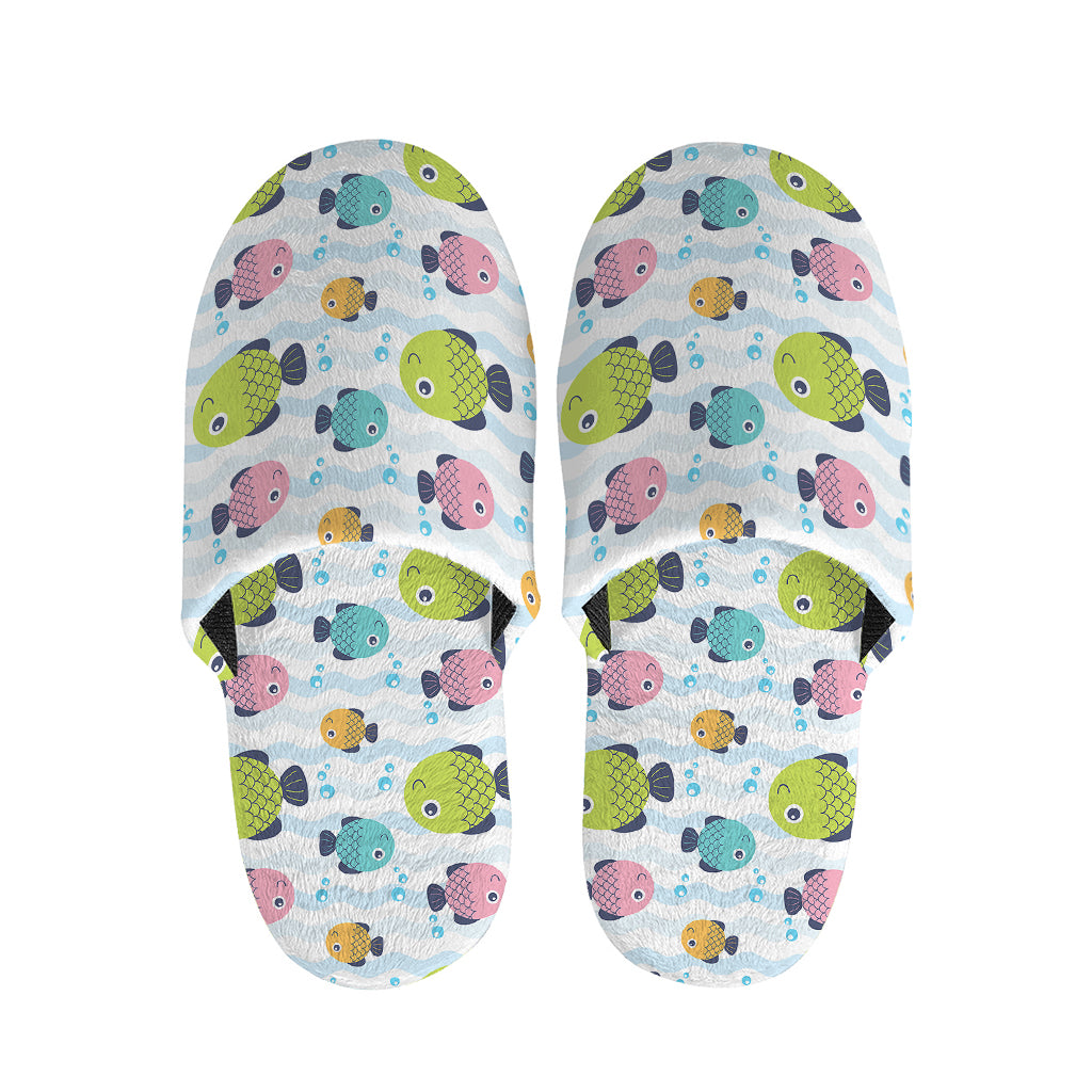 Cartoon Fish Pattern Print Slippers