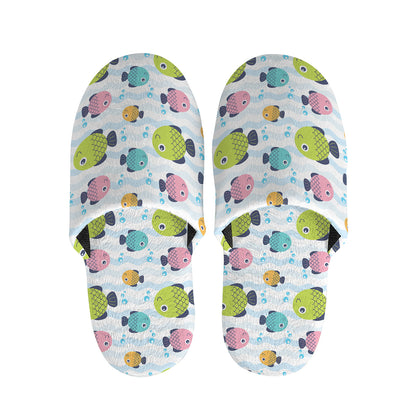 Cartoon Fish Pattern Print Slippers
