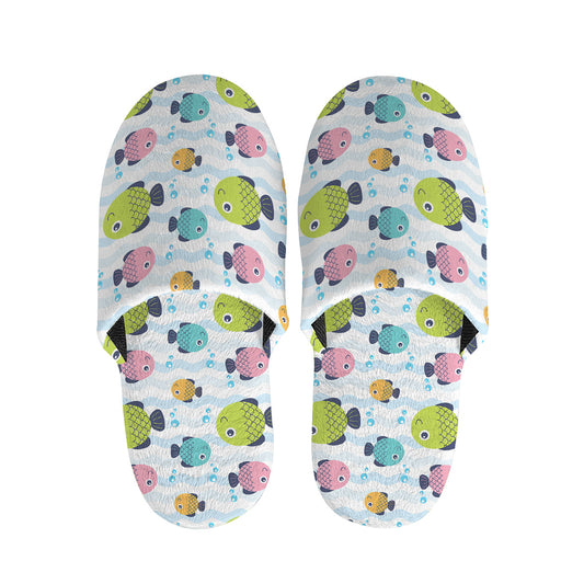 Cartoon Fish Pattern Print Slippers