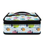 Cartoon Fish Pattern Print Small Lunch Bag