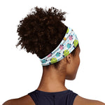 Cartoon Fish Pattern Print Sports Headband