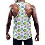 Cartoon Fish Pattern Print Training Tank Top