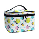 Cartoon Fish Pattern Print Travel Makeup Bag