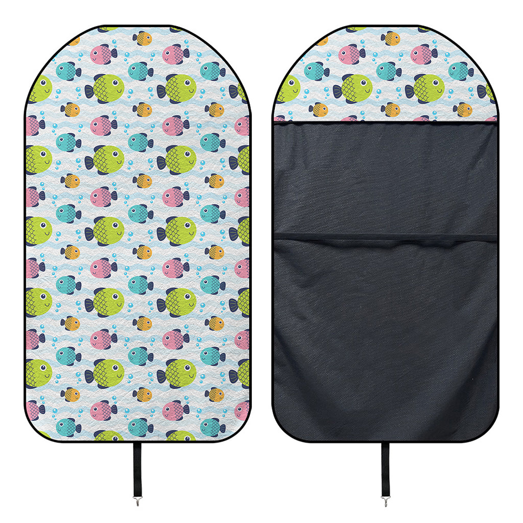 Cartoon Fish Pattern Print Waterproof Car Seat Cover