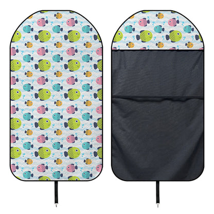 Cartoon Fish Pattern Print Waterproof Car Seat Cover