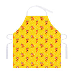 Cartoon Fox Pattern Print Adjustable Apron