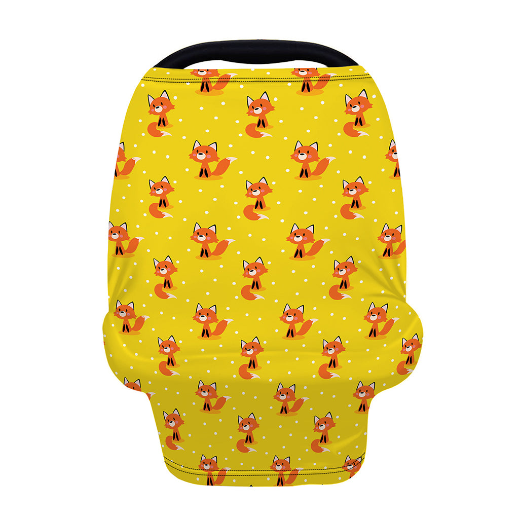 Cartoon Fox Pattern Print Baby Seat Cover