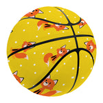 Cartoon Fox Pattern Print Basketball