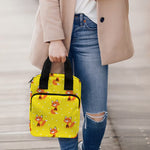 Cartoon Fox Pattern Print Bible Tote Bag