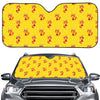 Cartoon Fox Pattern Print Car Windshield Sun Shade