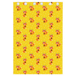 Cartoon Fox Pattern Print Curtain