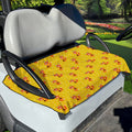 Cartoon Fox Pattern Print Golf Cart Seat Cover
