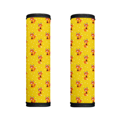 Cartoon Fox Pattern Print Handle Covers