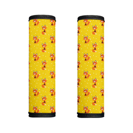 Cartoon Fox Pattern Print Handle Covers
