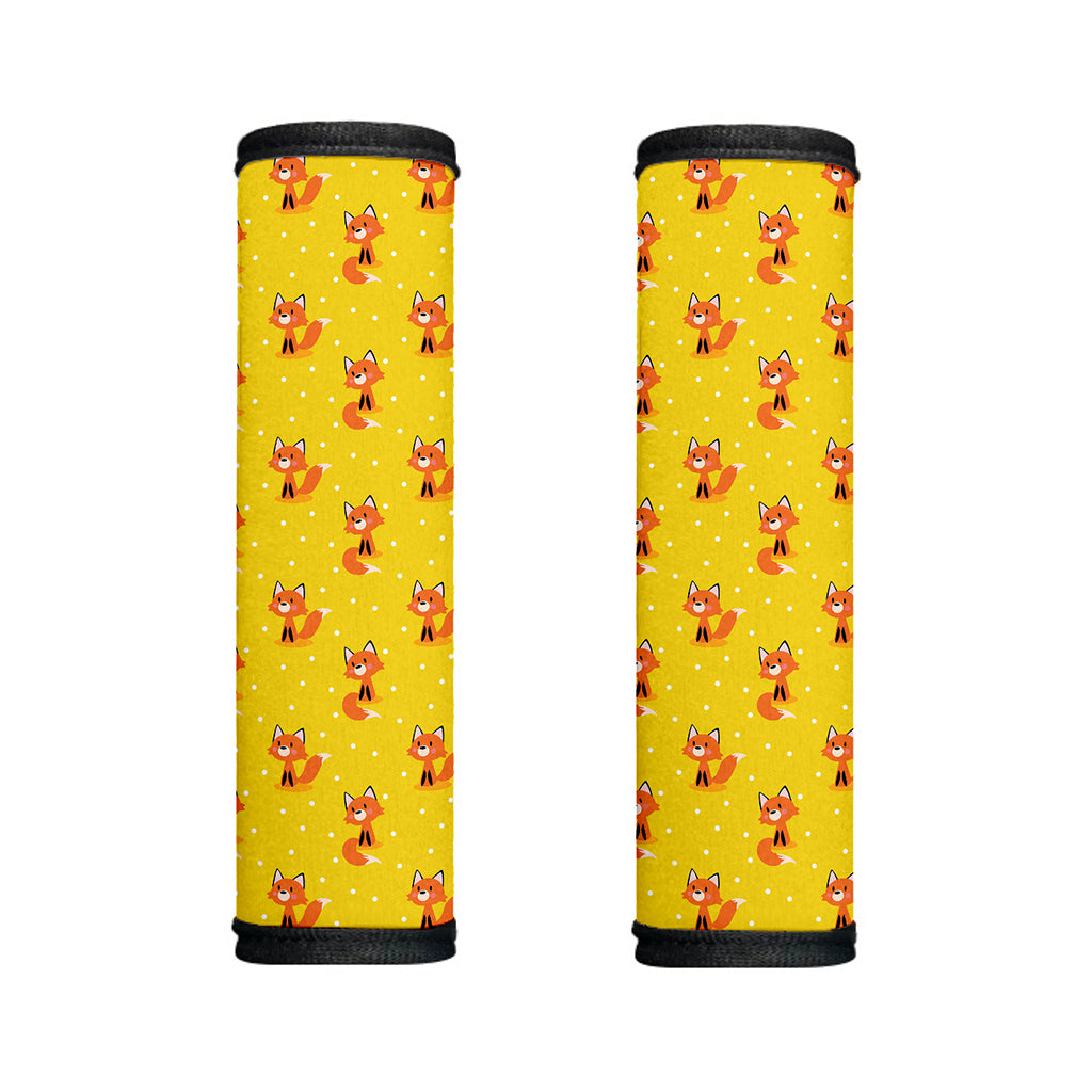Cartoon Fox Pattern Print Handle Covers
