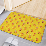 Cartoon Fox Pattern Print Indoor Door Mat