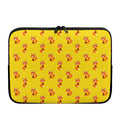 Cartoon Fox Pattern Print Laptop Sleeve