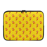 Cartoon Fox Pattern Print Laptop Sleeve
