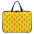 Cartoon Fox Pattern Print Laptop Sleeve With Handle