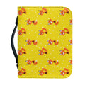 Cartoon Fox Pattern Print Leather Bible Cover